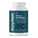 Infla-Support Plus- 750 mg kasviperäisten lisäaineiden sekoitus Curcuminin ja Ashwagadha Extract, Shatavari, Kavach, Sarviapi, Pippali, Guduchi, Shilajit, Goshura ja Sunthi 60ct