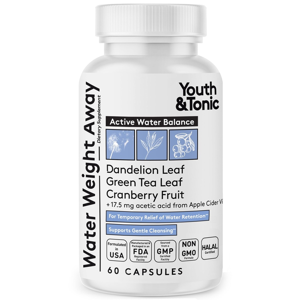 Youth & Tonic Natural Water Weight Away 