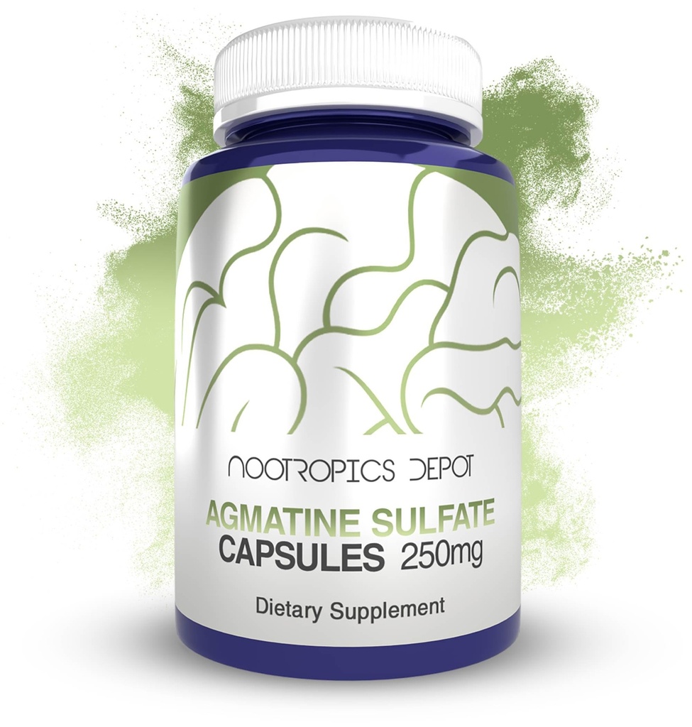 Nootropics Depot Agmatine Sulfate kapselit ... 250mg... 240...