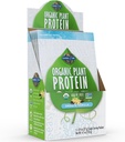 Garden of Life Organic Plant Protein Smooth Vanilla Powder - Single Serving Packets (5-Pack) - Vegan, Grain Free & Gluten Free Plant Based Protein Skaka med 1B CFU Probiotics & Enzymes, 15g Protein