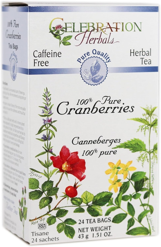 CELEBRATION HERBALS Cranbery puhdas laatu 24, Lukumäärä, 1 pakkaus