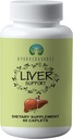 Maksa tuki Herbal Ayurvedic täydentää, tukee terve maksa, sekoitus 13 Tehokas Yrtit, Vegan, Gluteeniton, 60 Caplets