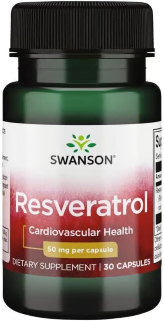Swanson Resveratrol 50 50 Milligrammaa 30 kapselia