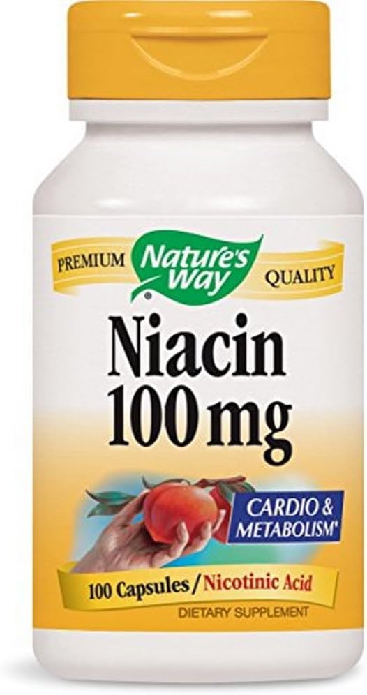 Nature's Way Niacin, 100 kapselia (pakkaus 4)