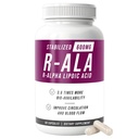 NERVE Renew R-ALA Vakautettu R Alpha Lipoic Acid 600mg Nerve tuki täydentää 60 kapselia