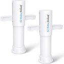 Memine EZ Bites Relief Imutyökalu - 2 Pack Bee Sting and Bite Itch Relief Sucker, Venom Extractor for Saliva / Venom Removal, väliaikainen helpotus kutinasta ja turvotuksesta, Kid-Ystävällinen valkoinen