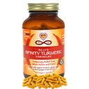 Infinity Turmeric Capsules, High Potency Curcumin Supplement, USDA Certified Organic Supplement med Black Pepper och Ginger, Raw, Vegan Gluten Free