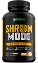 Luomusienilisä 10-in-1, Reishi, Lions Mane, Cordyceps, Chaga, Turkey Tail, Natural Immuuni & Cognitive Health Boost, 60 kasviskapselia