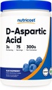 Nutricost D-Aspartic Acid (DAA) Powder 300G (Blue Raspberry) - smaksatt D-Aspartic Acid Powder Supplement