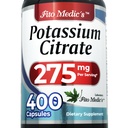Lab | Kaliumcitrat | 400 kapslar | 275 mg | Kaliumtillskott | Kalium | Koncentrat Extrakt | Kaliumpiller | Ultra hög Absorption.