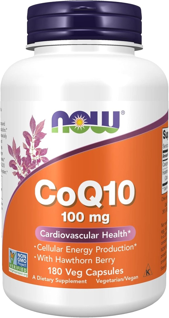 Q10 med Hawthorn Berry Vegetarian, 100 mg, av Nu Foods