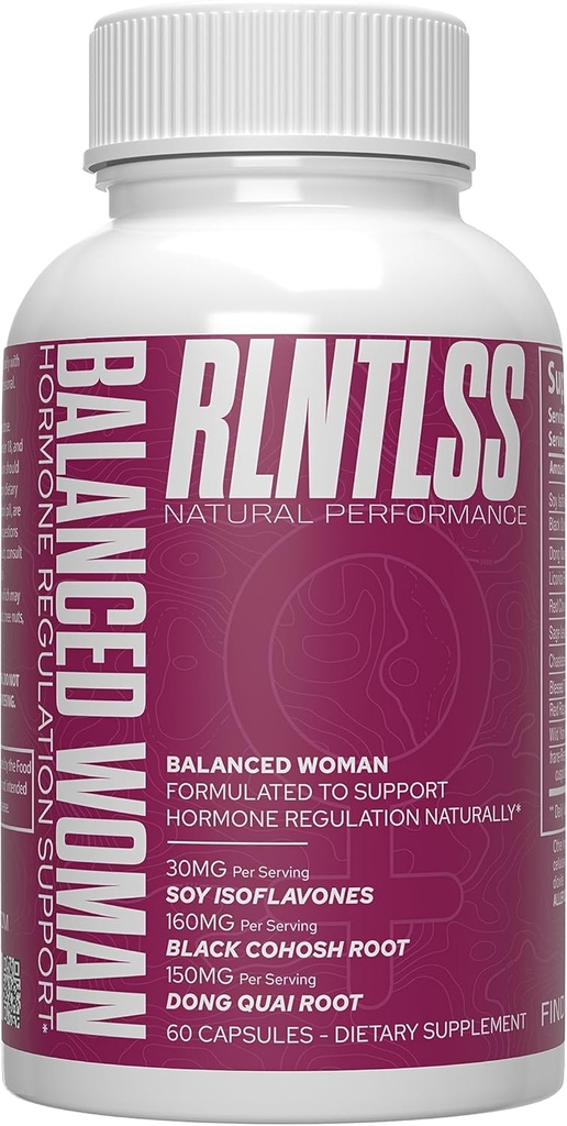 RLNTLSS Balanced Woman - Natural Hormone Regulation Support - 1250+ mg per Serving - Naiset