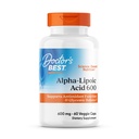 Läkarens bästa Alfa-Lipoic Acid 600, stöder antioxidantfunktion och glykemiska balanser, icke-GMO, Gluten Free, Vegan, Soy Free, 600 mg, 60 Veggie Caps
