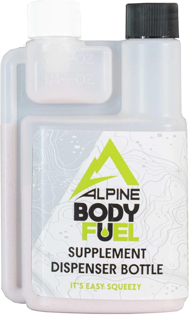 Alpine Innovations Body Fuel Dispenser | Fokus + Energi | Great Tasting Supplement Made to Enhance Focus och Ge energi utan jitters. (Dispenser)