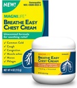 MagniLife Breath Easy Chest Cream, 4 oz, Yskiminen ja lihaskipua helpottava Cream aikuisille, Chest hieroa liman poistoon ja Nenän Ruuansulatus, Luonnollinen Uutinen, Tuoksuva