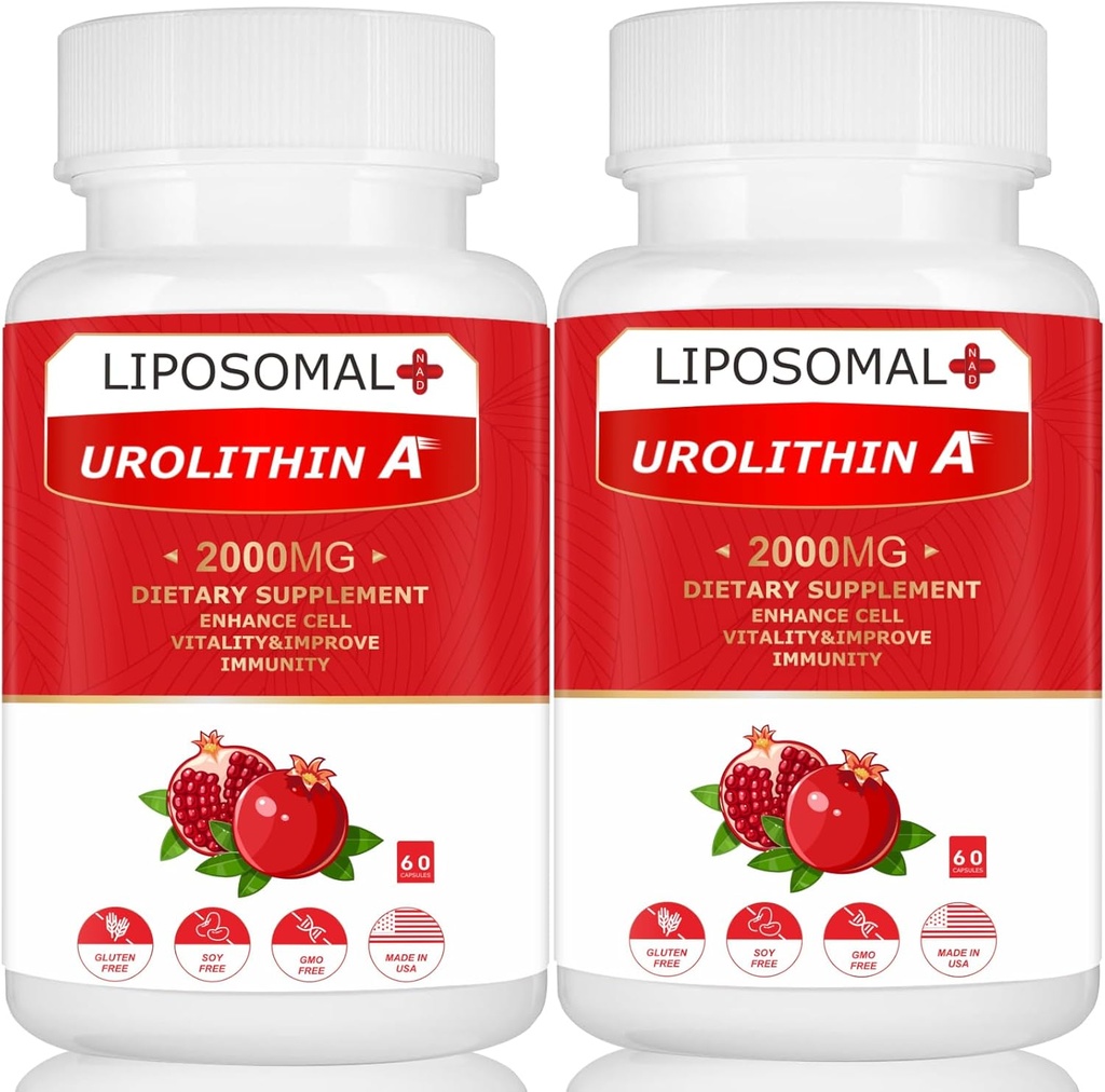 Liposomaalinen Urolithin A täydennysosa 2000MG energia 120 kapselia