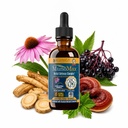 MunoMax - Avancerad Immune Support Supplement - Liquid Delivery för bättre Absorption - Echinacea, Astragalus, Reishi, Goldenseal, Elderberry & More!