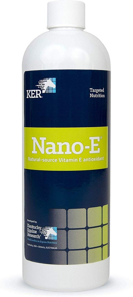 Kentucky Equine Research Nano -E: Natural Source Vitamin E Antioxidant för hästar, 450 ml