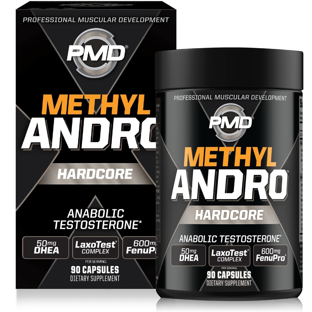 PMD Sports Methyl Andro DHEA vahvisti testosteroni Lean Muscle kasvu ja vahvuus Voitot-painonnosto ja harjoittelu Suorituskyky-ruokavalio täydentää (90 kasvissyöjä kapselit)