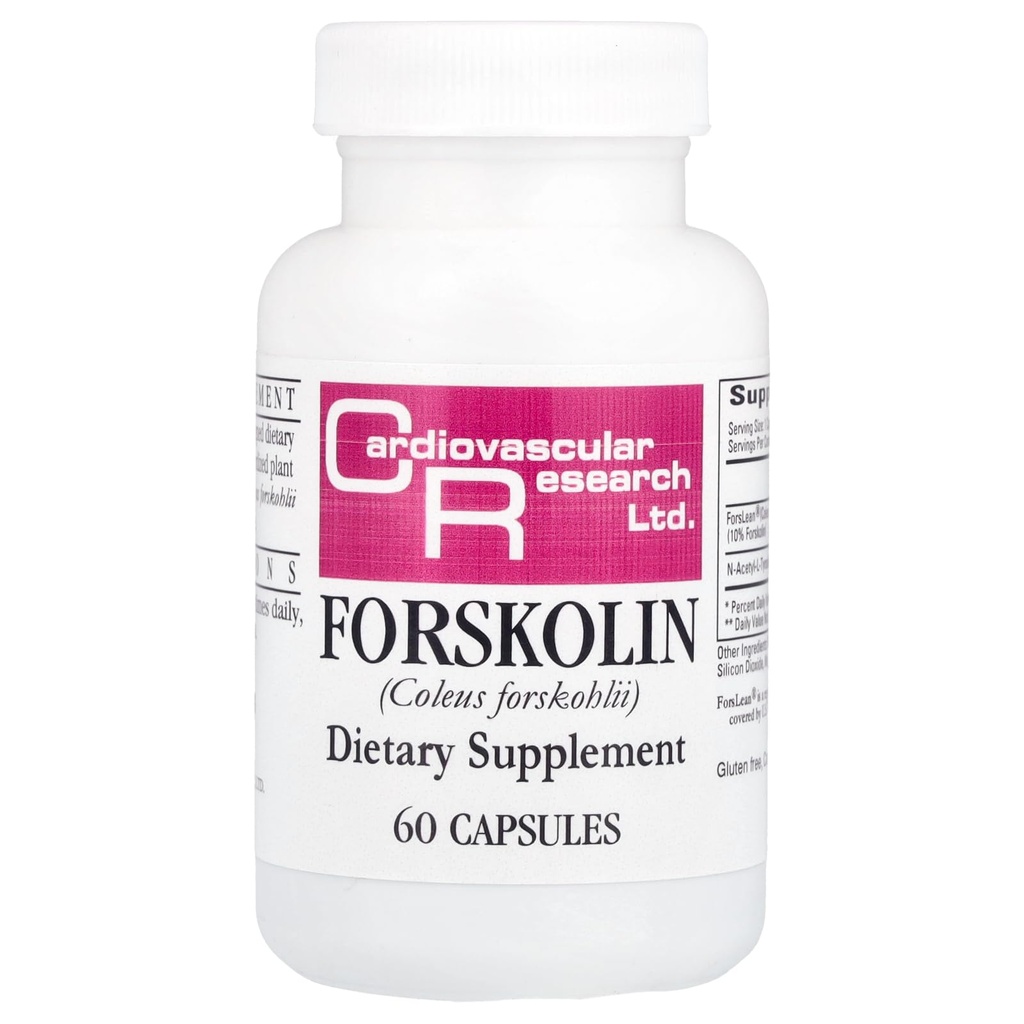 Kardiovaskulär Forskolin, White, 60 Count