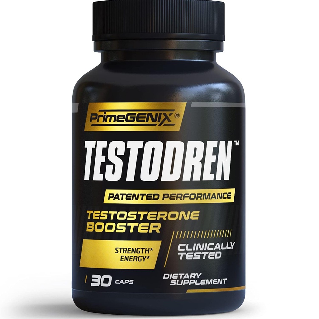 Testodren Advanced Testosteronin Booster miesten ...Luonnollinen kestävyys, kestävyys, energia & vahvuus Parannus täydentää...