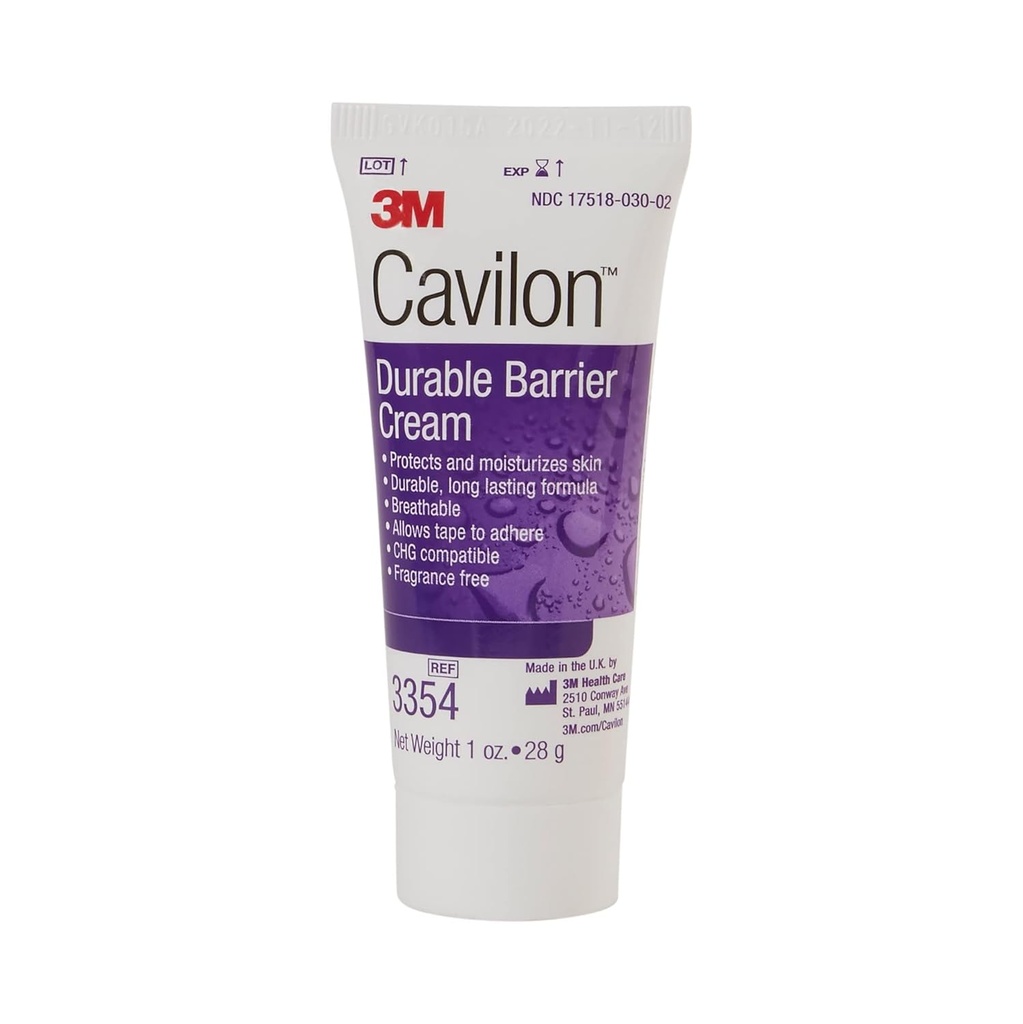 3M Cavilon Unscented Skin Protectant Cream 1 uns. Tube 3354 1 Ct