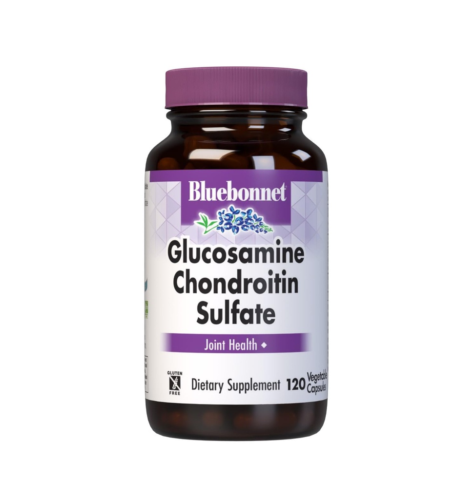 BlueBonnet Glukosamiini Kondroitiini Sulfaatin täydennysosa, 120