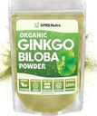 XPRS Nutra Organic Ginkgo Biloba Powder - Gingko Biloba Cognition lisäravinteet - Vegaani Friendly Ginkoba Biloba Organic - Immuniteetti Ginkgo Biloba Powder (8 oz)