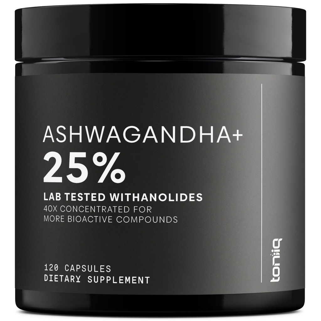 Toniq Ashwagandha ... 40:1 Voideuute ... 25% Withanolides... Wild Harved in India...