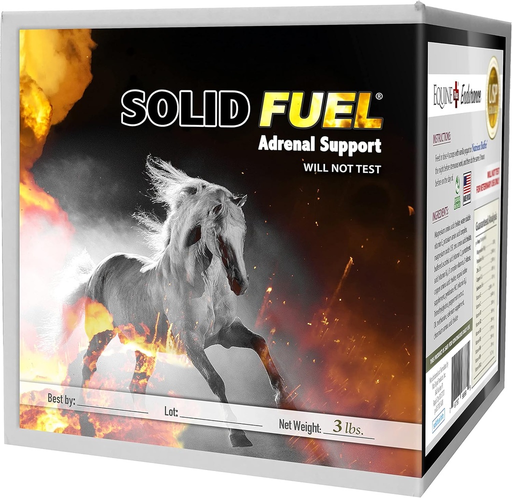 SOLID POLTTOAINE - Performance Horse Supplement - Vitamiinit, Mineraalit ja aminohapot lisätuki ja kestävyys