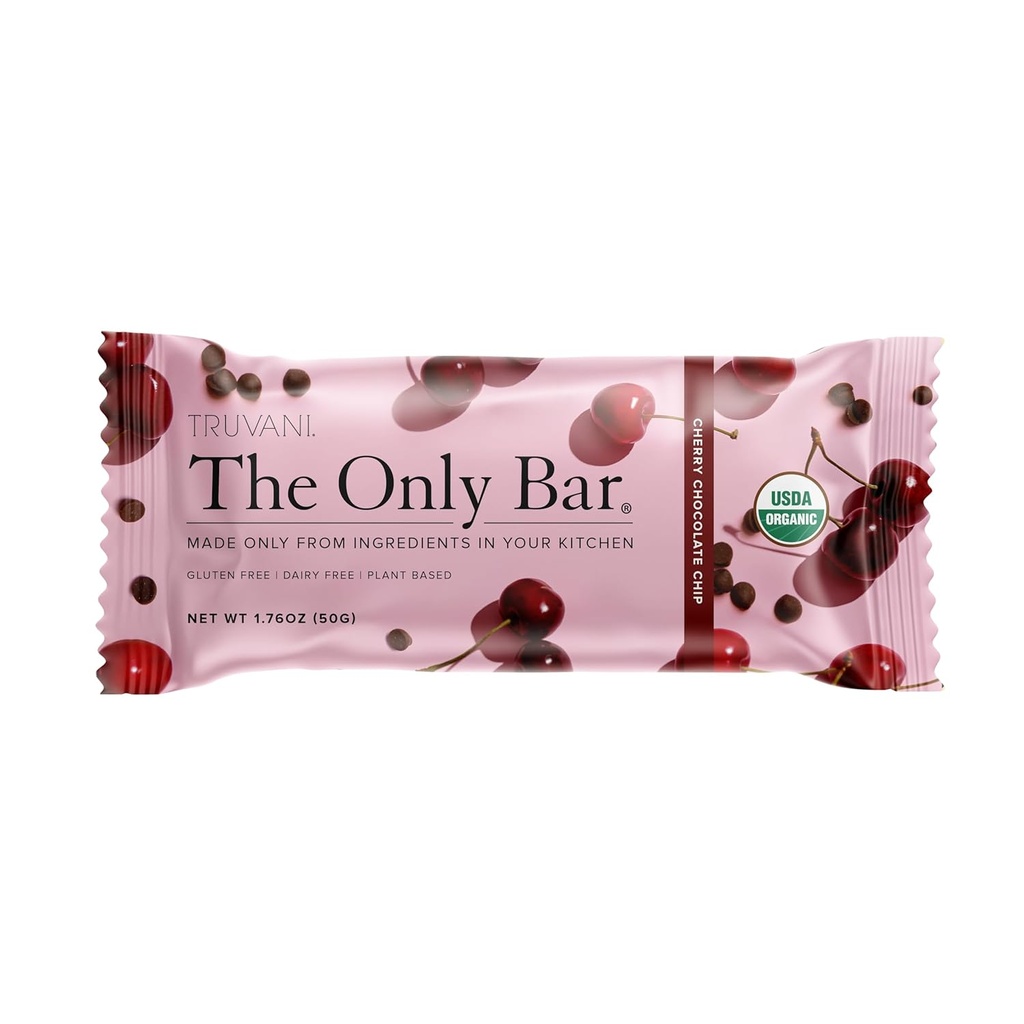 Truvani Plant Based Välipalat Kirsikka Chocolate Chip 1 Pack 