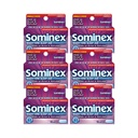 Suminex Nighttime unilääkin Caplets, Maksimaalinen vahvuus, 16 ea (Pack of 6)