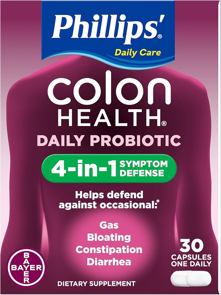Phillips' Colon Health Kapseli 30 kapselia (pakkaus 3)