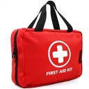 330 Piece First Aid Kit, Premium Waterproof Compact Trauma Medical Kits för alla nödsituationer, idealisk för hem, kontor, bil, resor, utomhus, camping, vandring, båt (röd)