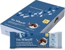 Fx Yes Whey Bar - 15g Whey Protein Bar med kreatin för att stödja muskler, energi och Peak Performance - 1g Sugar + 4g Net Carbs - Soy-Free Chocolate Oat Milk Crisp Flavor Protein Snack (12 barer)