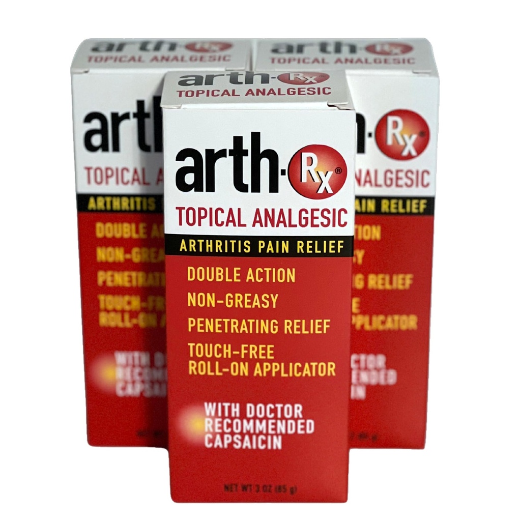 Uutinen Analgesic Pain Relief Roll-on kanssa Capsaicin Deep Penetrating Pain Relief, Lämmin kapsaisiini lievittää kipua niveltulehdus ja lihassärkyjä ja kipuja, 9 oz