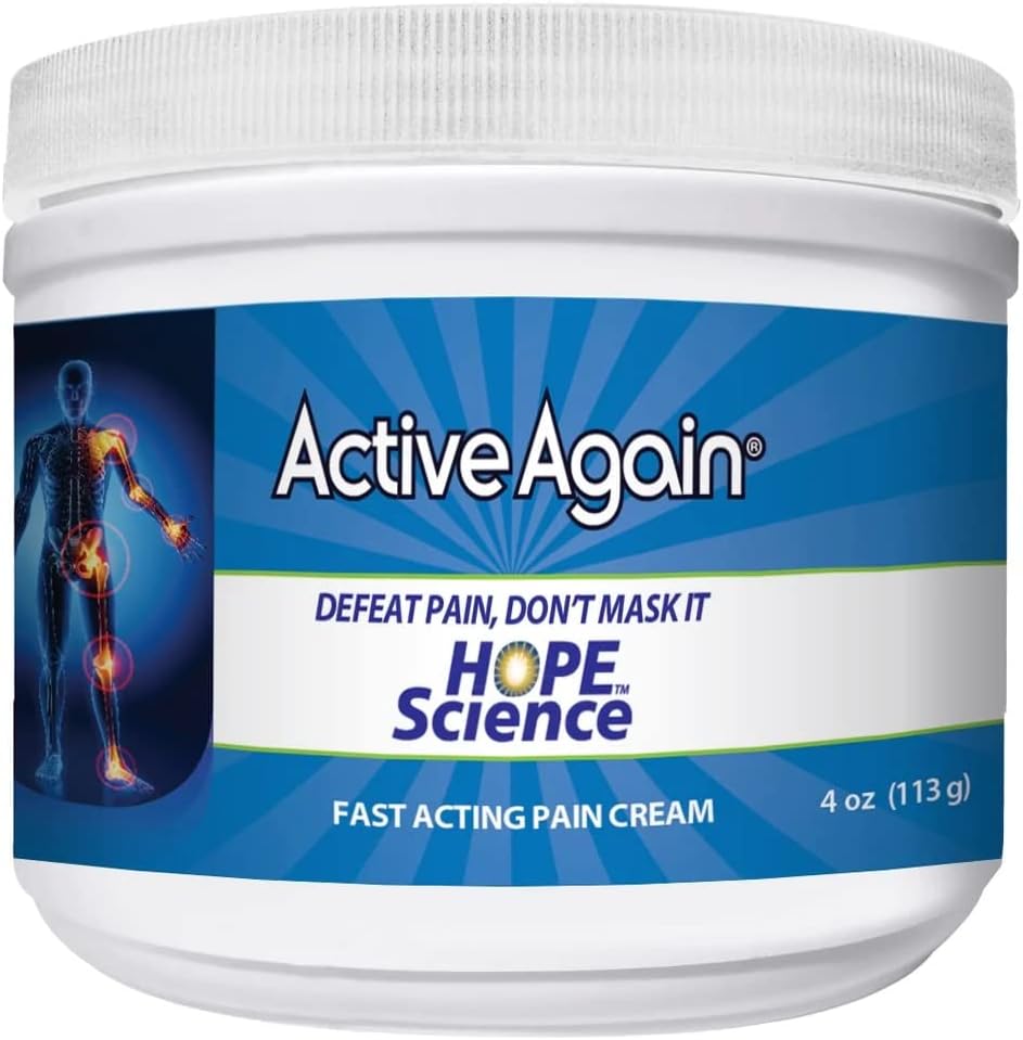 ACTIVE AGAIN nivel- ja lihasvoide, 4oz ... Kliinisesti todistettu yhteinen terveys ja liikkuvuus, lihasten, takaisin, polvi, olkapään pitkän aikavälin tulokset...