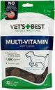 Eläinlääkärin parhaat monen Vitamin Soft Chew Dog lisäravinteet - Vitamiinit koirille - tukee koirien fyysinen ja mielenterveyden - 30 päivän tarjonta