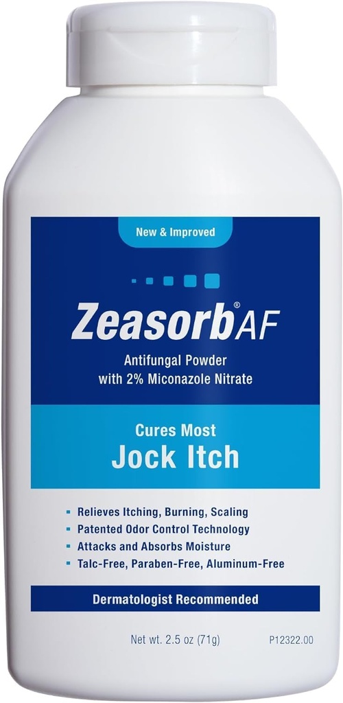 Zeasorb Super Absorbentti Sienilääke Powder for Jock Itch 2.5 oz by Zeasorb-Af