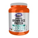 Now Foods Sports Nutrition, Sprouted Brown Rice Protein, 80% proteiinia, makuamaton jauhe, 2-kiloinen