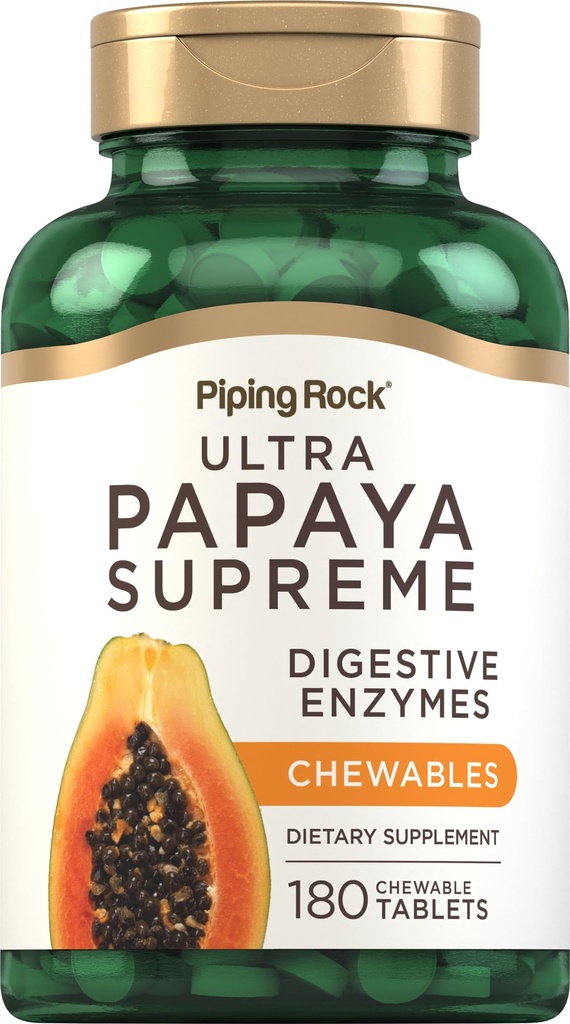 Piping Rock Papaya Divegestive Enzymes Chewables 