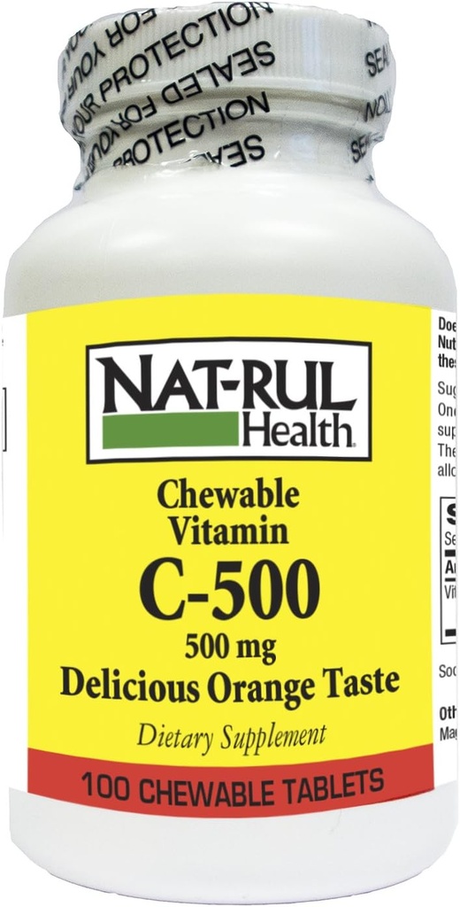 C-vitamiini CHEWTABS 500MG N-R Koko: 100