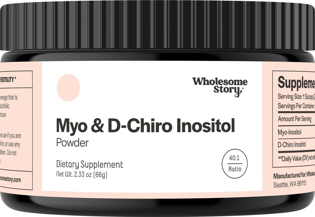 Myo-Inositol & D-Chiro Inositoli täydennysosa jauhe naisille ... Hormonaalinen tasapaino & terve munasarjatoiminta Tuki ... B8-vitamiini ...