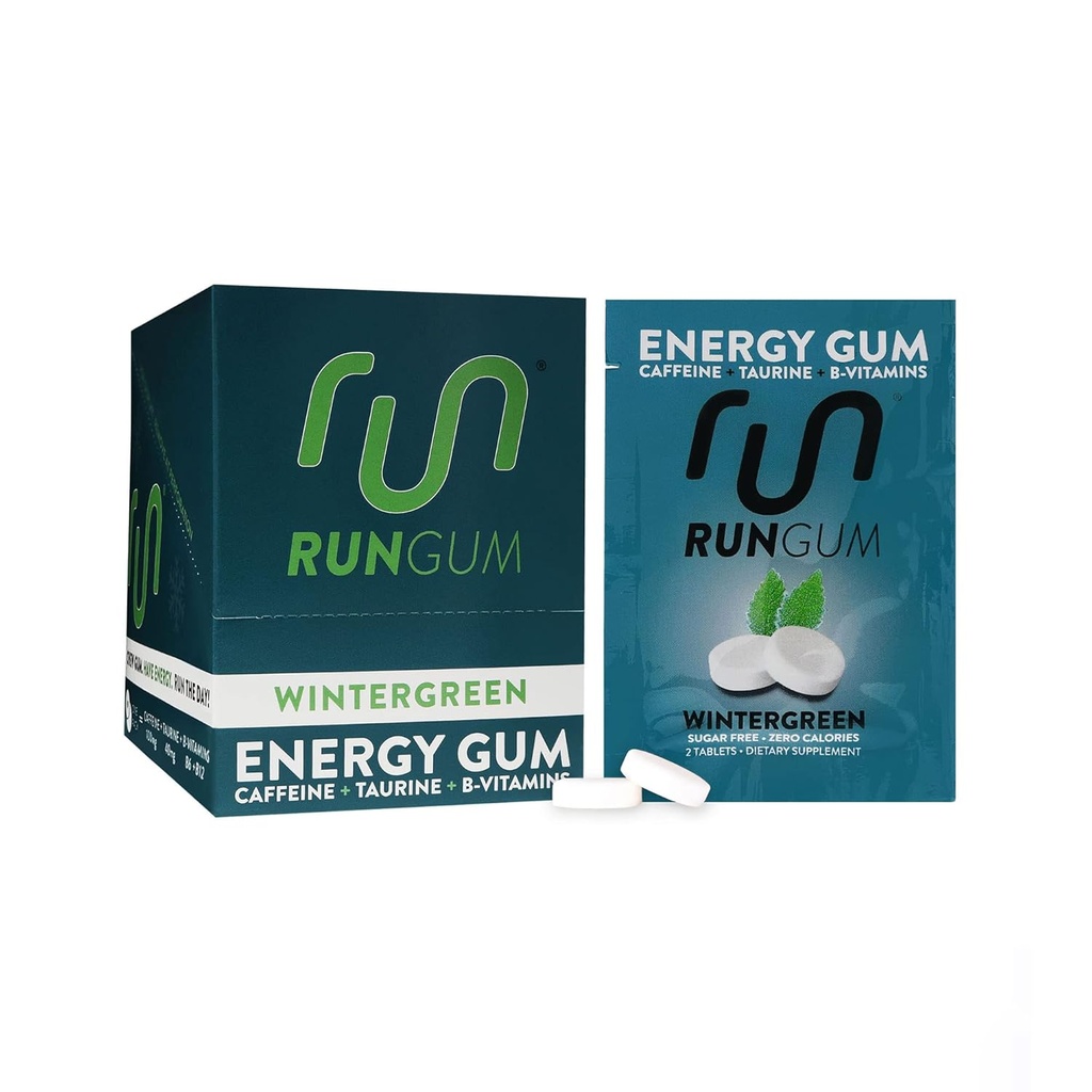 RUN GUM Wintergreen Box purukumi, 24 kpl (Pakki 12)