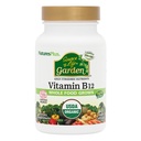 NaturesPlus Source of Life Garden Vitamin B12 - Förpackning med 2, 60 Vegankapslar - Vegetarisk, Glutenfri, certifierad organisk - 60 Totala portioner