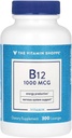 Vitamiini Shoppe-vitamiini B12 1000 mcg - Tukee energian tuotantoa, kerran päivässä ravintolisä - B-12-vitamiini (Cyanocobalamin), Gluteenittomat ja maitotuotteet (300 Lozenges)