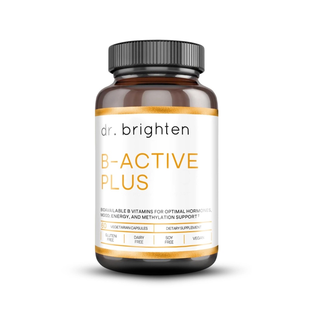 Tri. Brighten B-Active Plus ... Vegaani B-vitamiinilisä energialle, aineenvaihduntalle, sydämen terveydelle, parempi muisti 60 kapselia