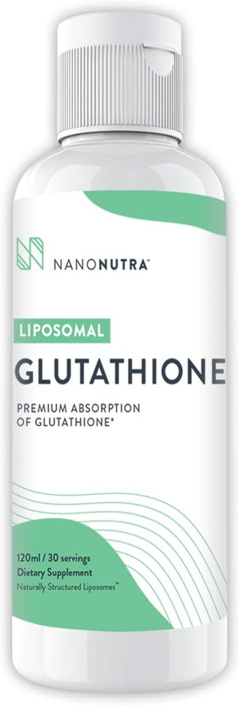 Liposomal Glutathione Antioxidant 500mg Non GMO/Non Soy Setria Liquid Glutathione Supplement | Bästa naturliga antioxidant 120ml - 30 portioner
