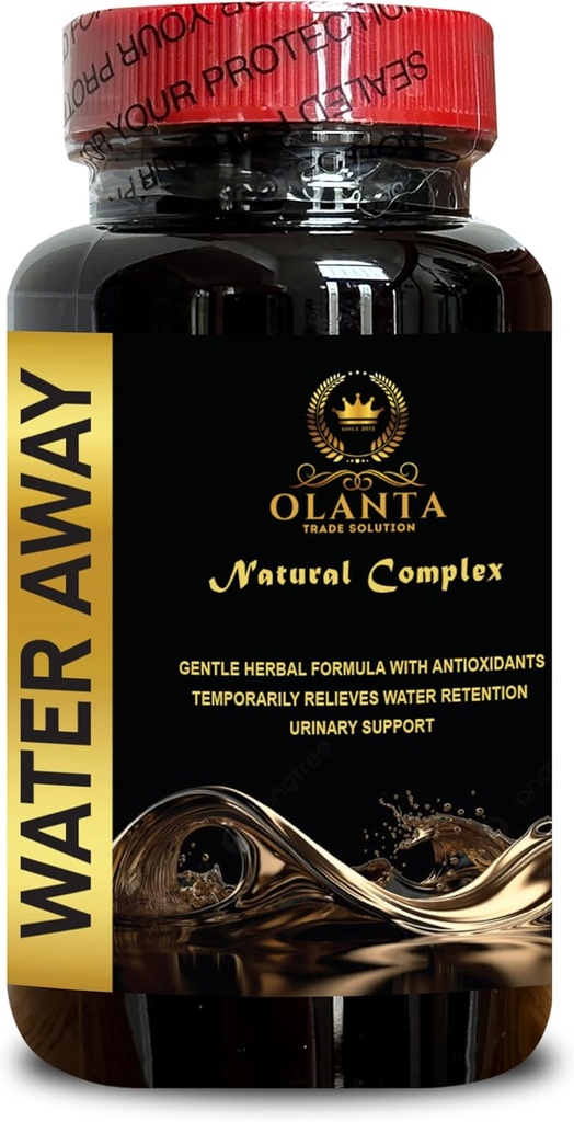 Generic Natural Water Away Pills - Water Pills for Women, Water Diet Pills, Herbal diuretics for Water Retention, Water Loss Pills for Women, Water Supplement - 1 Bottle