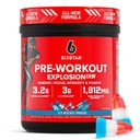 Six Star Pre-Workout Powder for Men & Women, ICY Rocket Freeze (30 Servings) - Preworkout Explosion 2.0 Energy Powder Drink Mix Beta-Alanine & Comfeine - Urheiluravintolisätuotteet